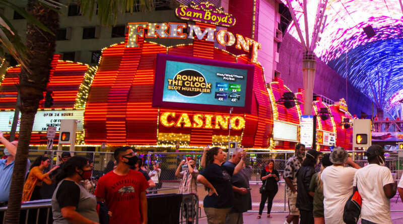 This June 4, 2020, file photo shows Boyd Gaming Corp.'s Fremont hotel-casino in downtown Las Ve ...