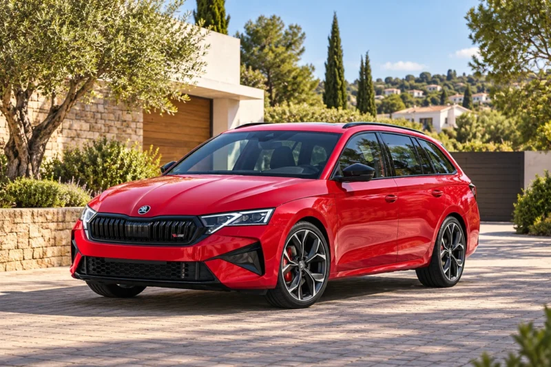 Škoda Octavia Combi RS: maletero, plazas y DSG para viajar en familia